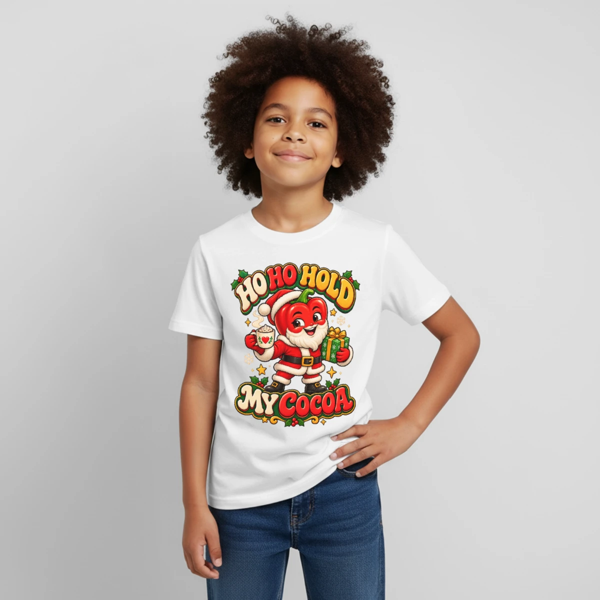 Kids' T-shirt featuring Santa Pepper