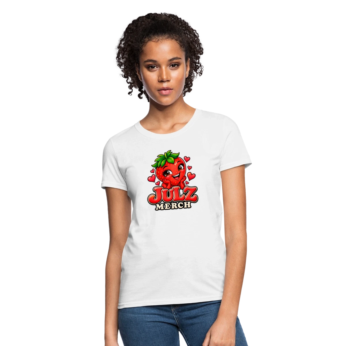 Women's T-Shirt featuring Julz Merch Berry – Cute Strawberry